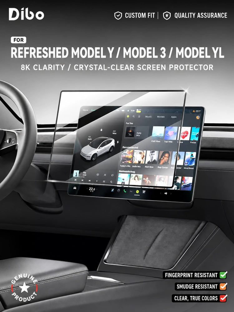 Dibo Tesla Model 3 Model Y Model Y L screen protector - English product detail 3