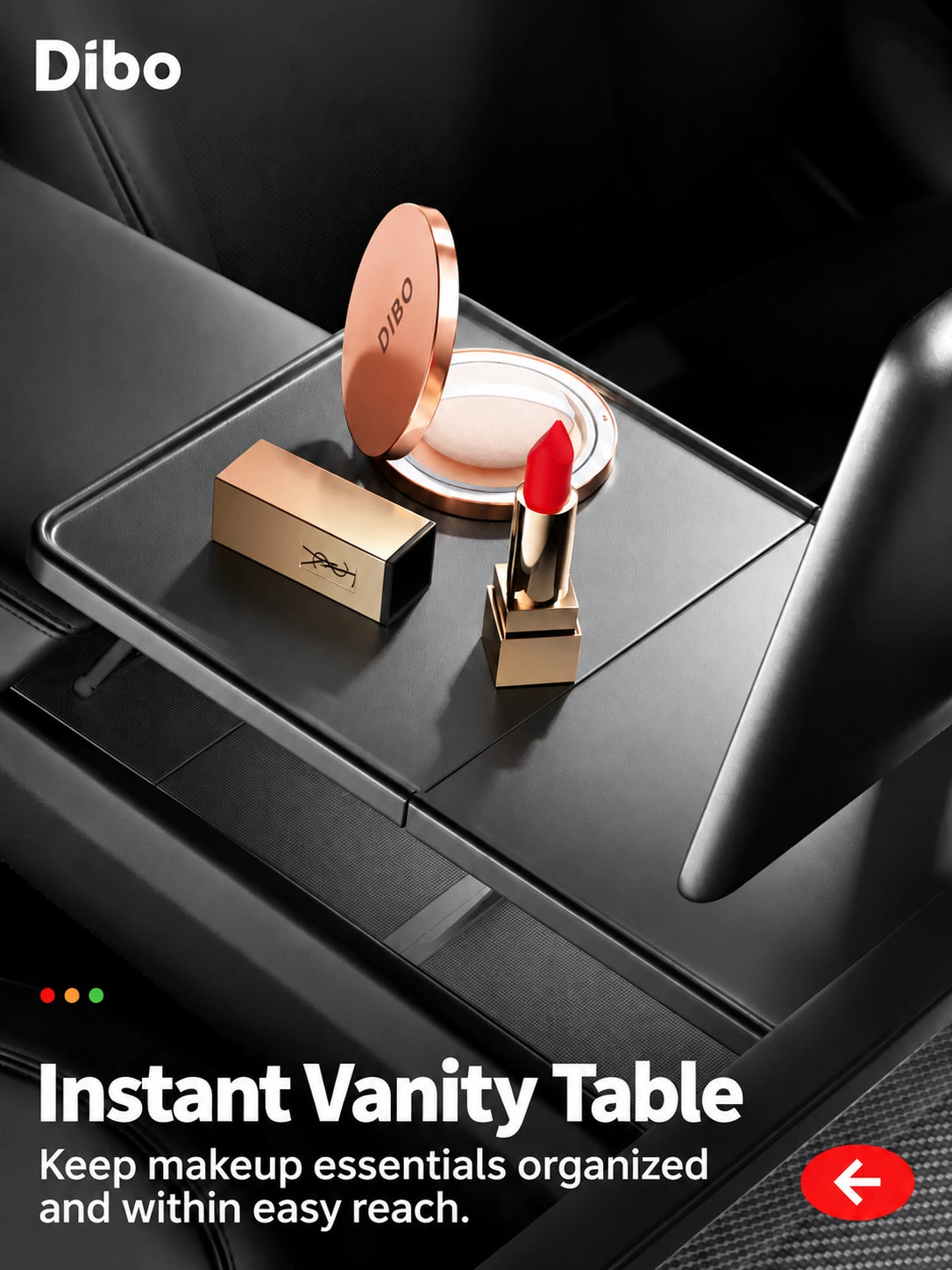 Dibo Folding center console table - product details 01-00
