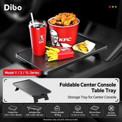 Dibo Folding center console table - product details 01-03