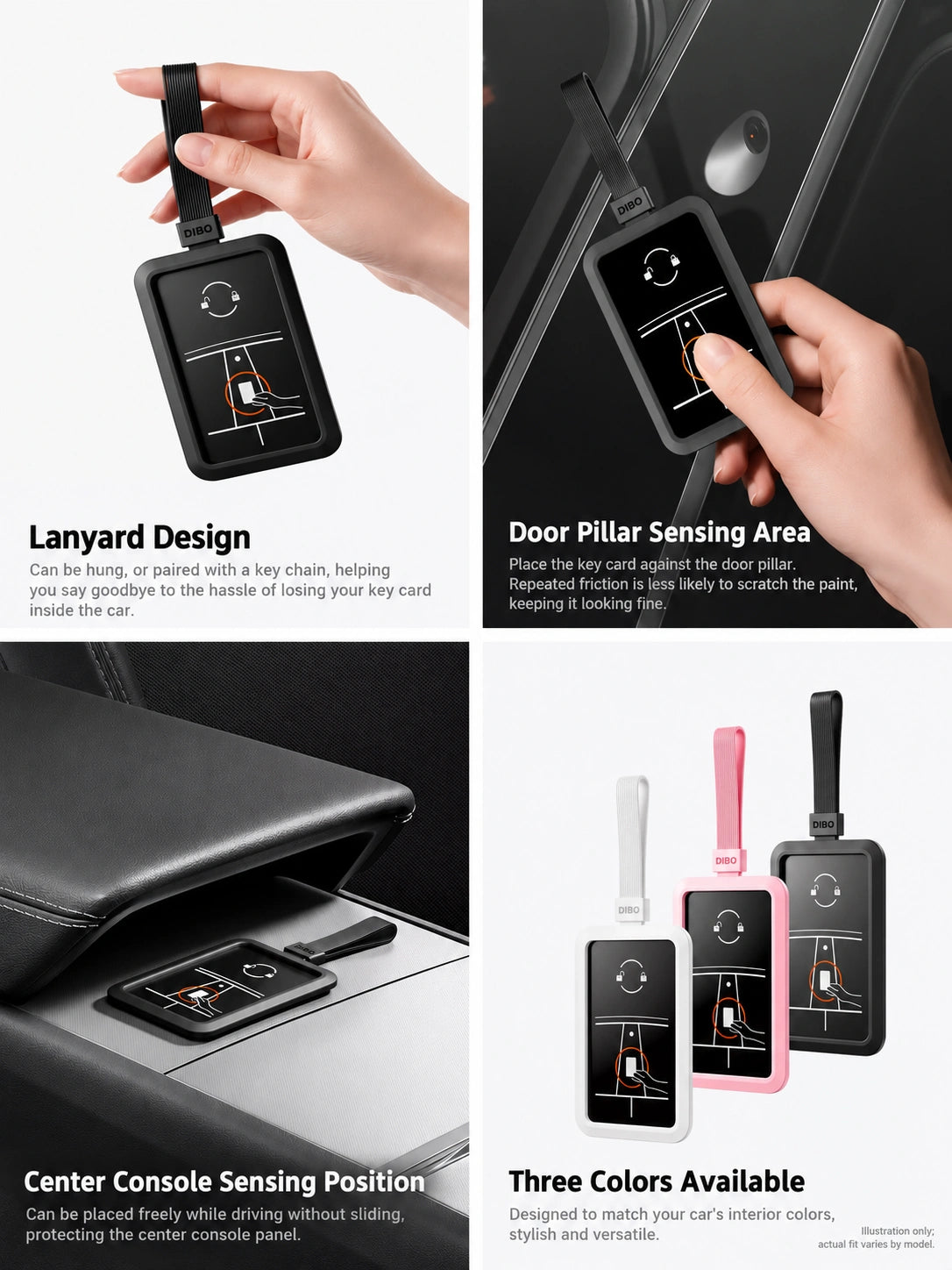 Dibo Silicone key card sleeve - product details 02-01