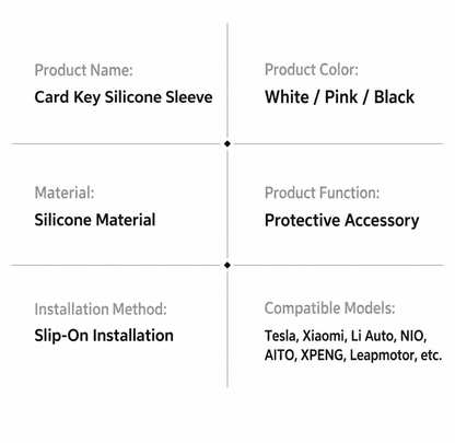 Dibo Silicone key card sleeve - product details 02-05