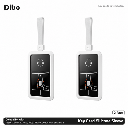 Key Card Holders - White - 2 pieces