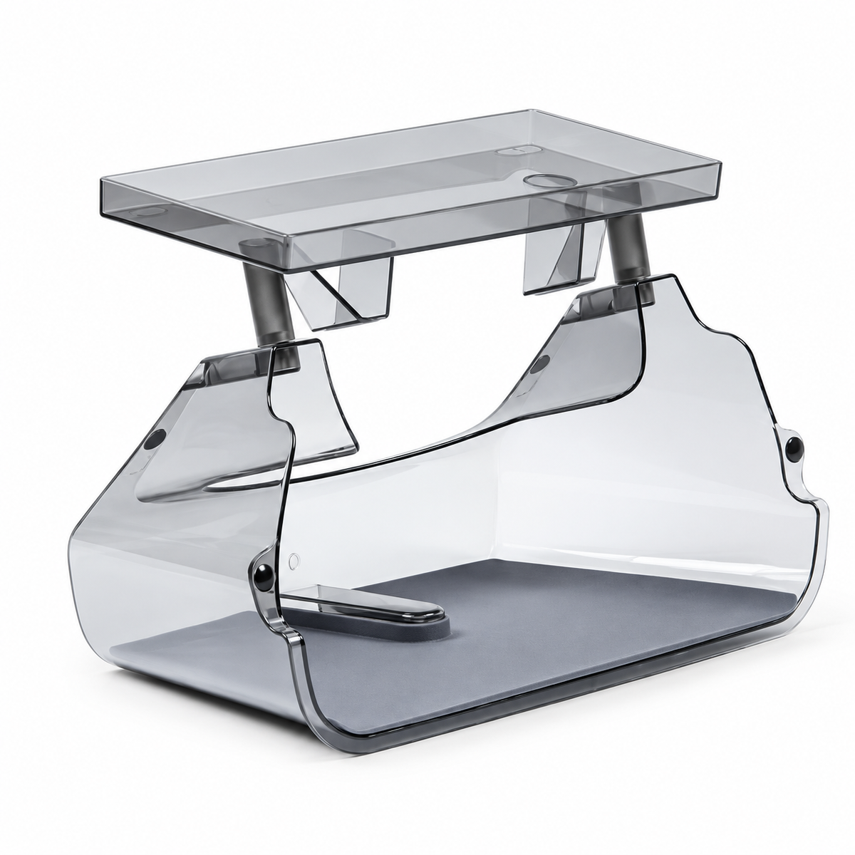 Dibo Acrylic screen storage shelf - white background product photo