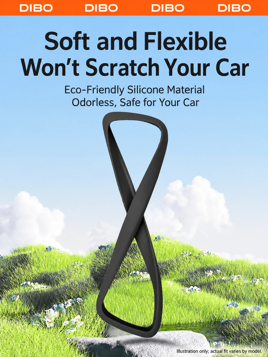 Dibo Silicone interior mirror frame - product details 05-01