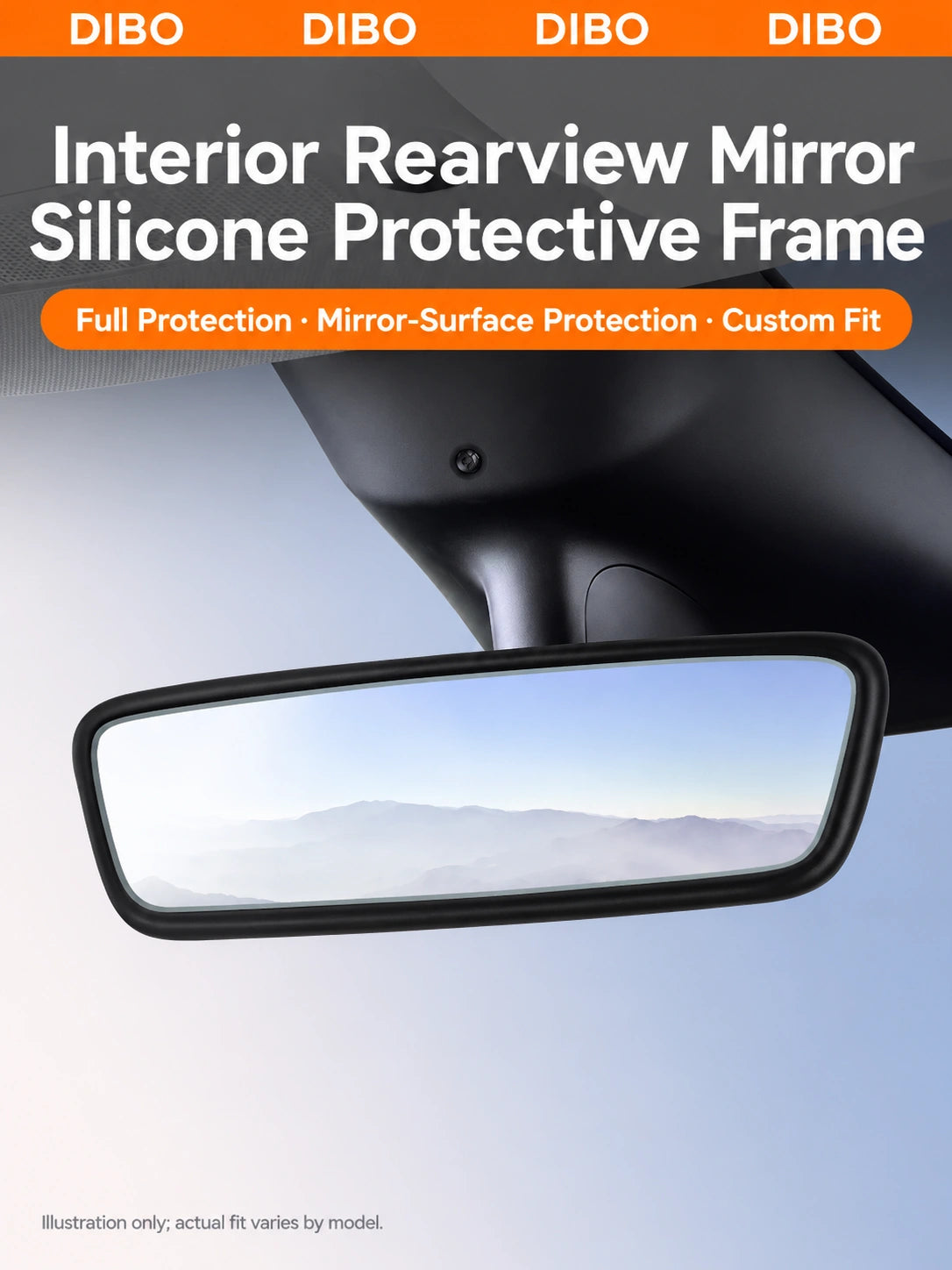 Dibo Silicone interior mirror frame - product details 05-02