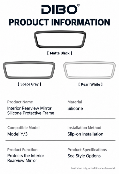 Dibo Silicone interior mirror frame - product details 05-05