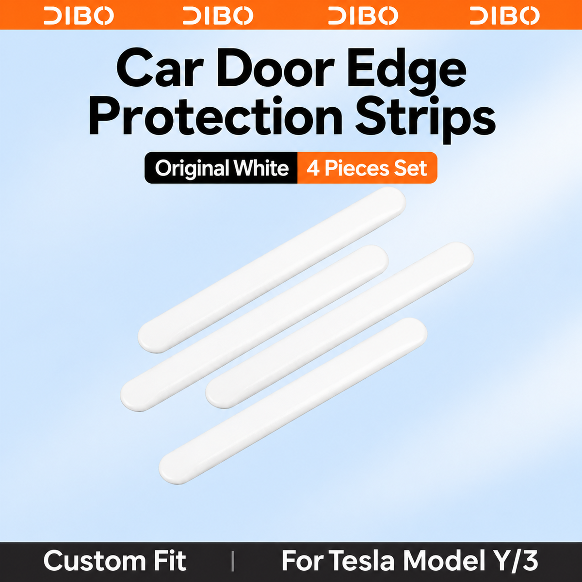 Body Protection Strips - White / Door strips - 4 pieces