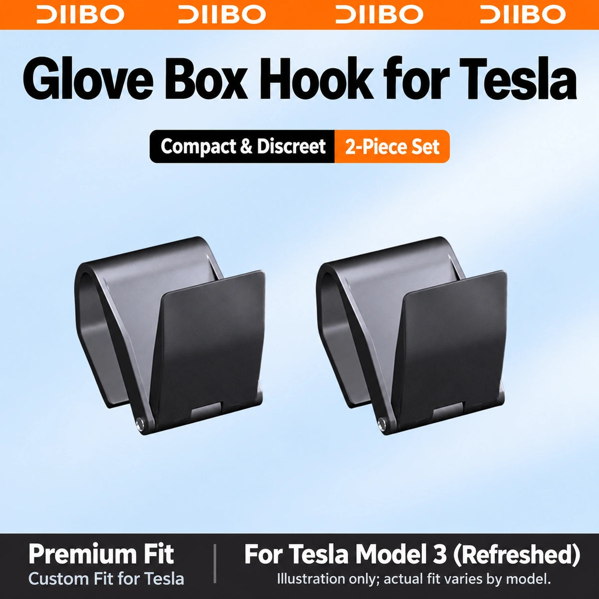 Dibo Folding glove box hooks - product details 08-04