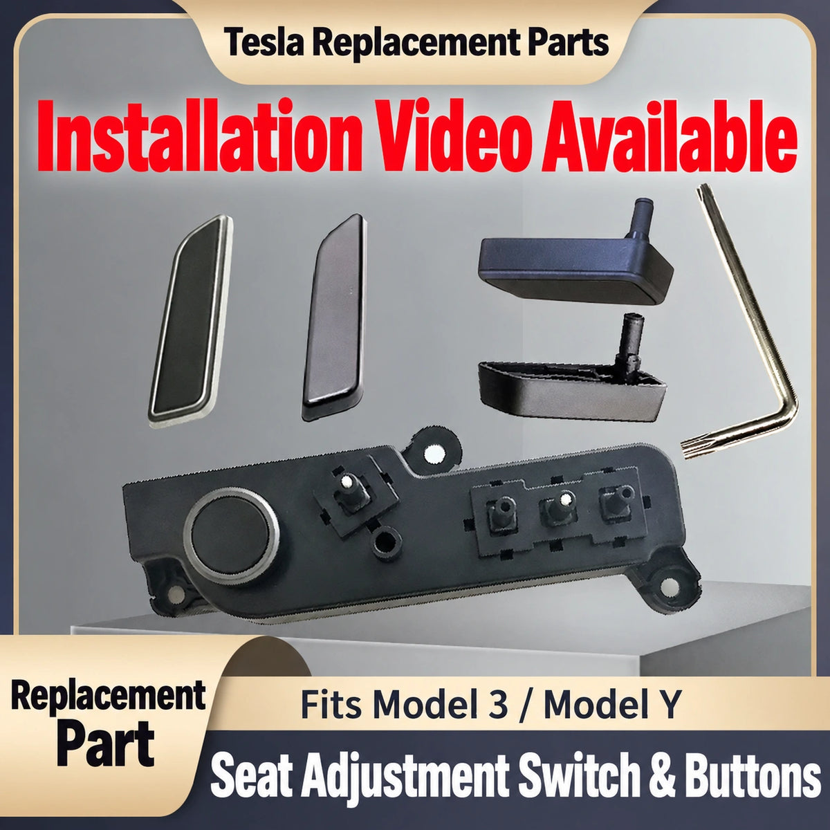 Seat Adjustment Switches - English product details 2