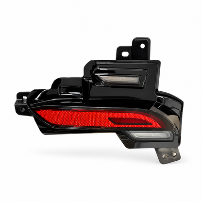 Tesla Model Y Juniper & Model Y L Rear Bumper Fog Lamp Assembly on white background