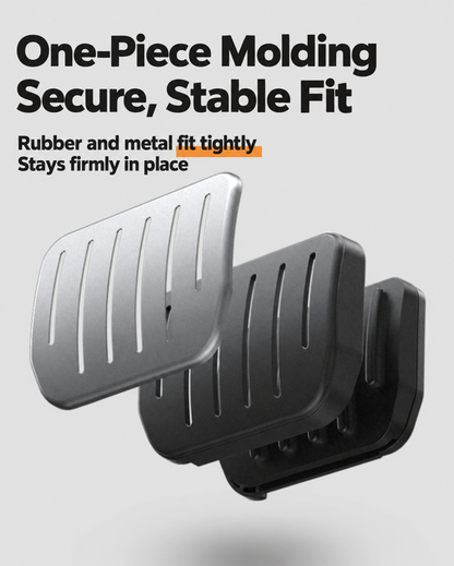Dibo aluminum pedal covers – one piece molding