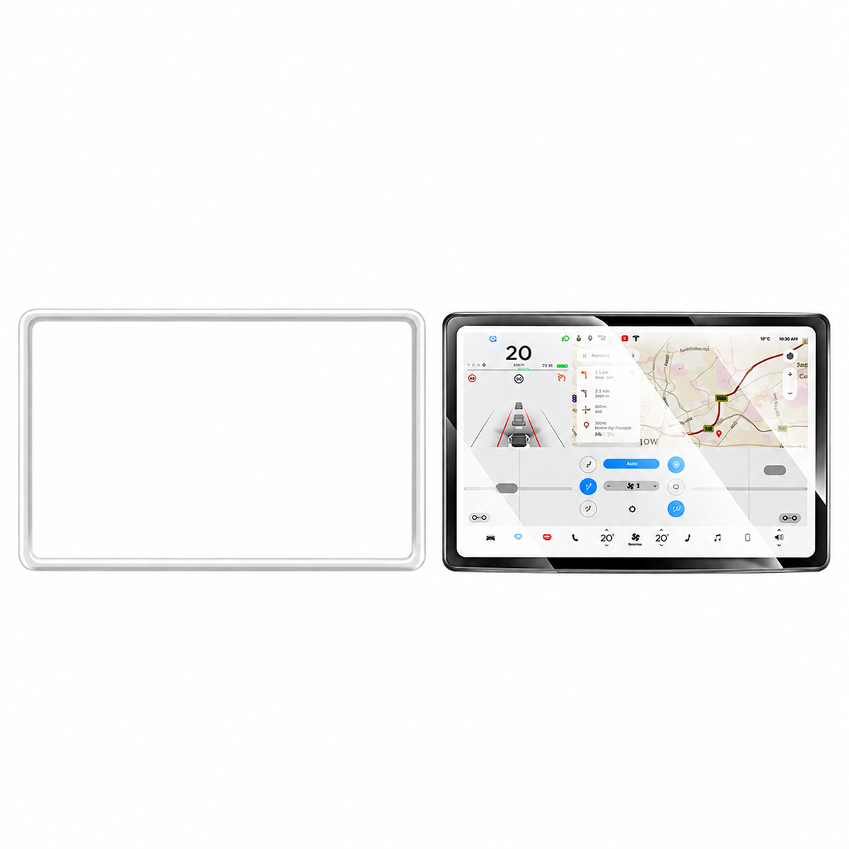 Dibo silicone screen frame on white background; display not included