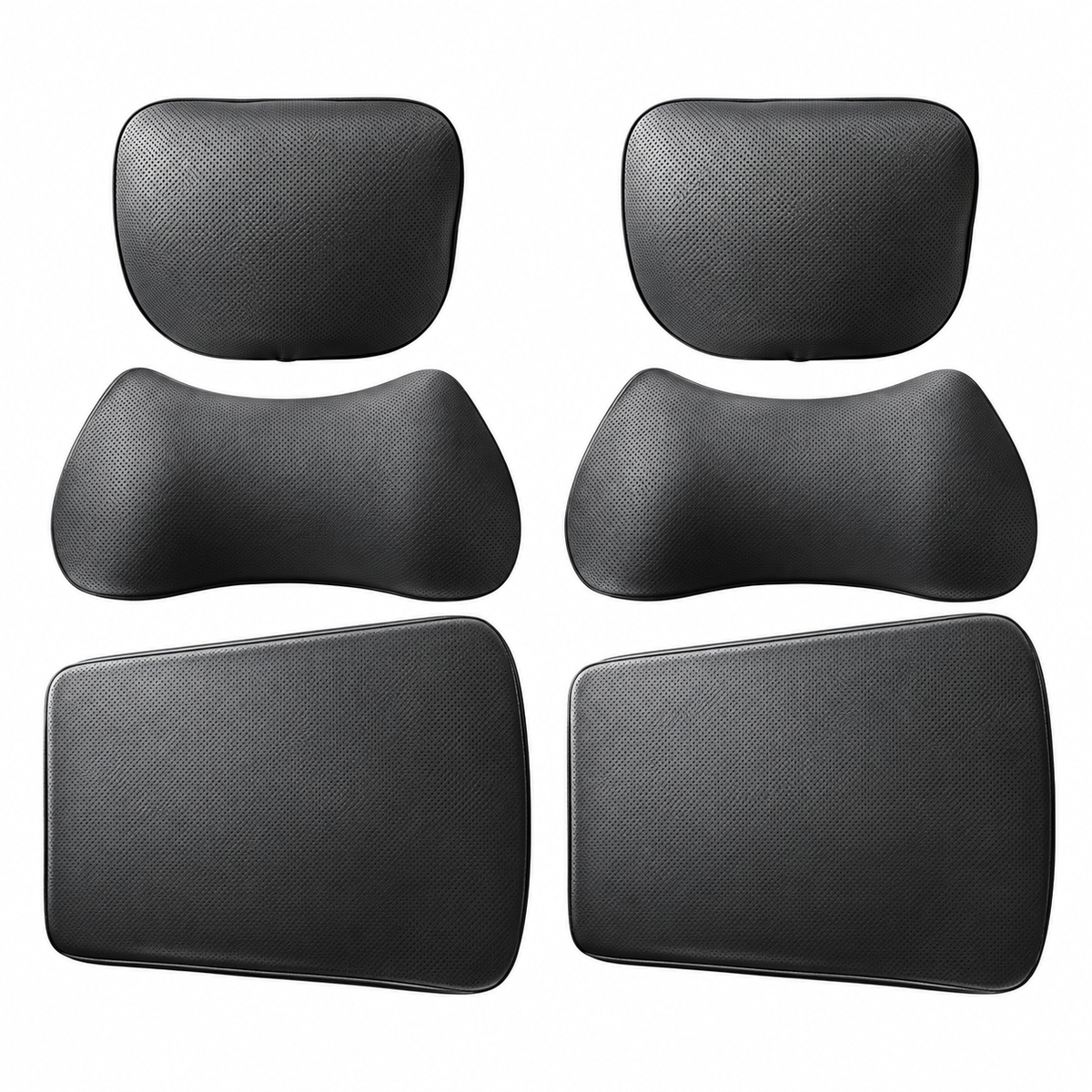 White-background view of the YONZEE six-piece seat cushion set