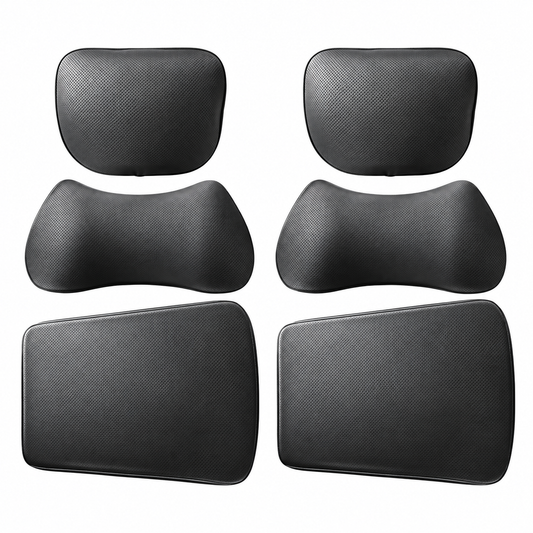 White-background view of the YONZEE six-piece seat cushion set